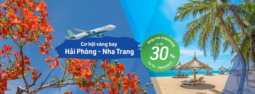 Vé máy bay Hải Phòng Nha Trang